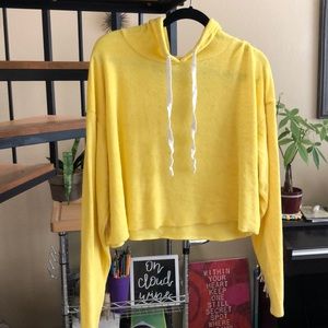 Terry Cropped Sweatshirt ☀️